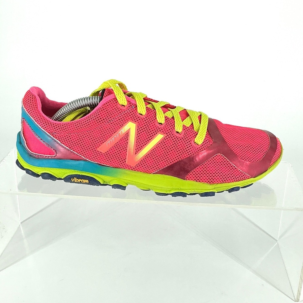 New Balance Size 7.5 20v2 Minimus Womens Pink Green Vibram Trail Running Shoes